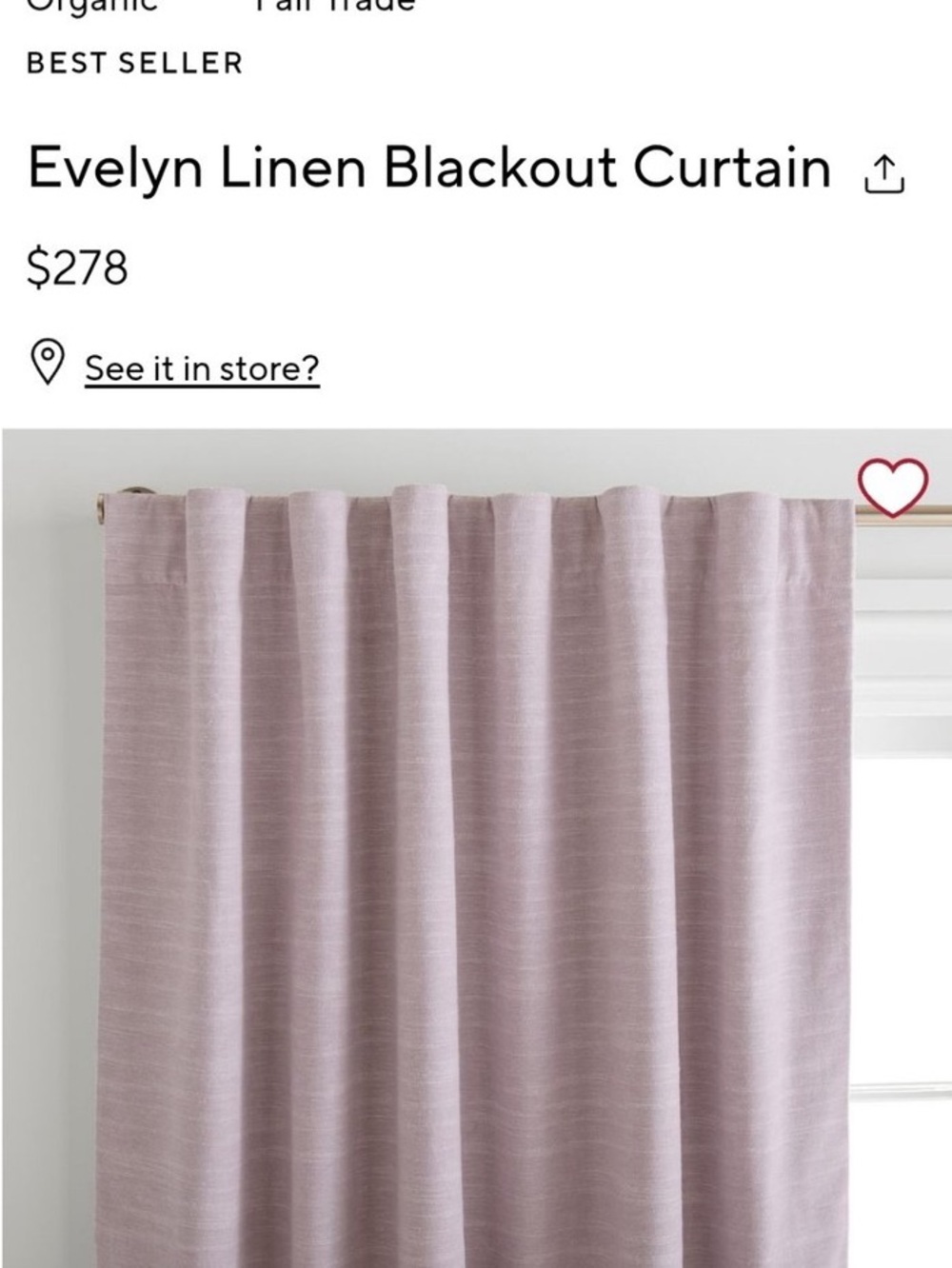 Pottery Barn Kids Evelyn Black Out Drapes